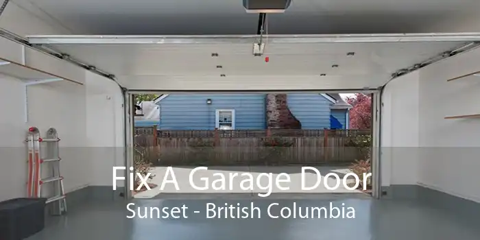 Fix A Garage Door Sunset - British Columbia
