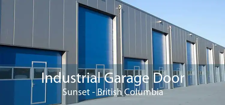 Industrial Garage Door Sunset - British Columbia