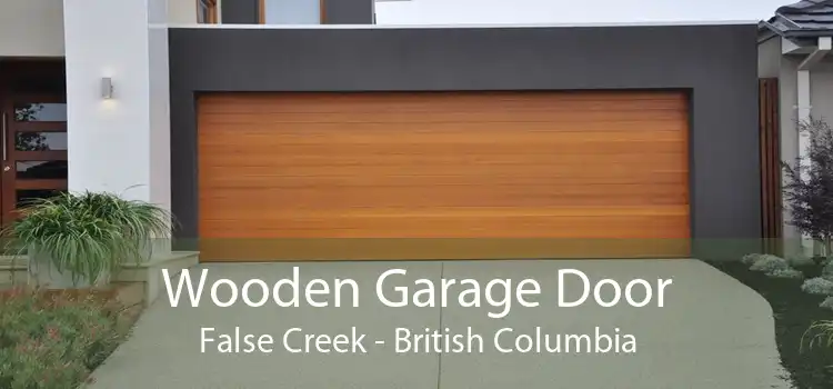 Wooden Garage Door False Creek - British Columbia