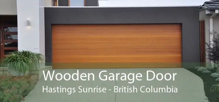 Wooden Garage Door Hastings Sunrise - British Columbia